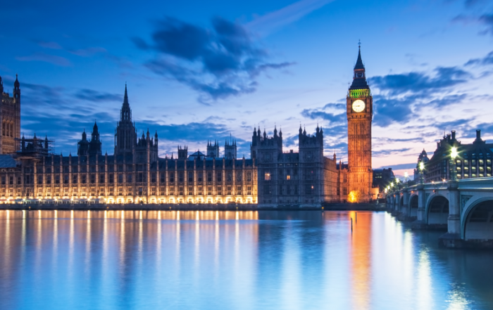 London's Big Ben and parliament buildings