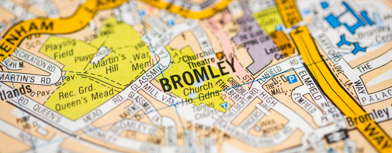 Map of Bromley