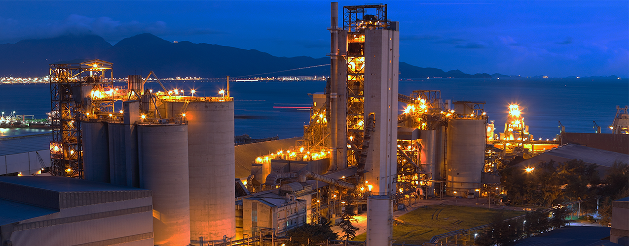 Industrial Plant at night