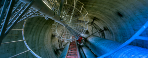 Top view of engineering piping