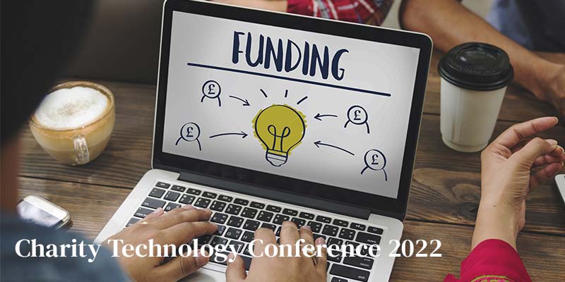 man on laptop for funding
