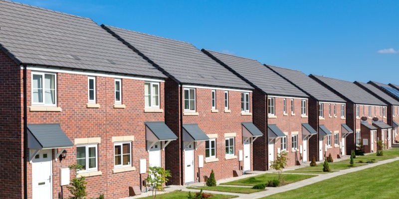 Row of new build houses in the UK, LABC Management & Technical Conference 2026