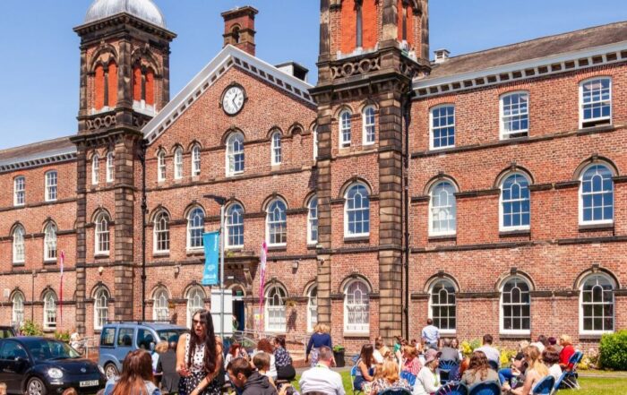 University of Cumbria campus building exterior representing the institution’s use of ResearchConnect to improve research funding intelligence and support academic bid activity