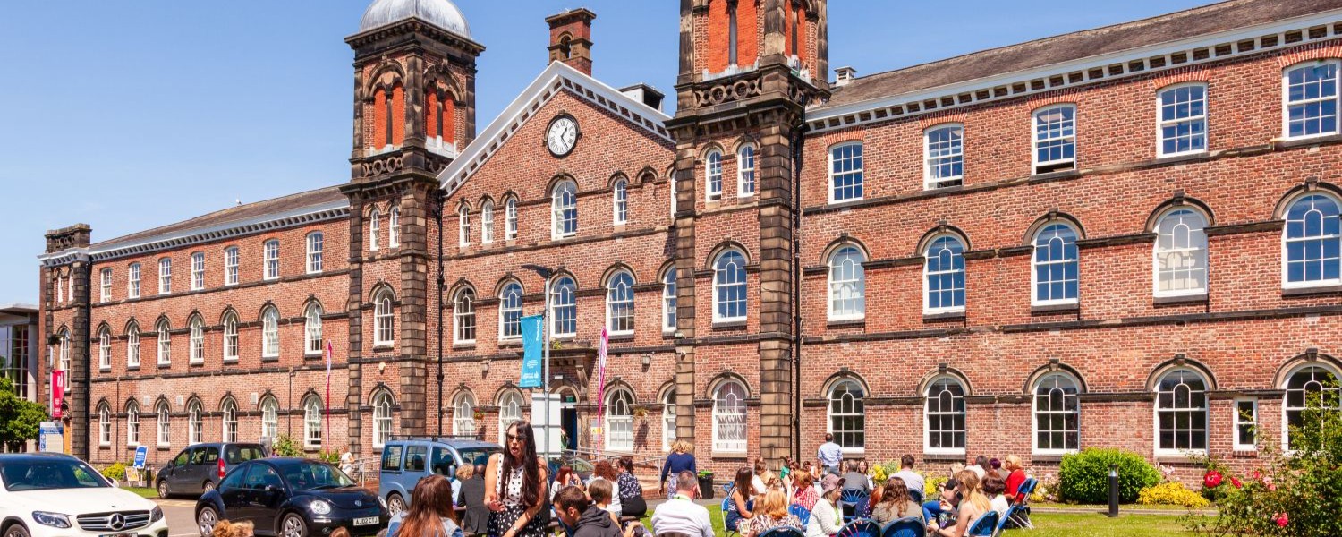 University of Cumbria campus building exterior representing the institution’s use of ResearchConnect to improve research funding intelligence and support academic bid activity