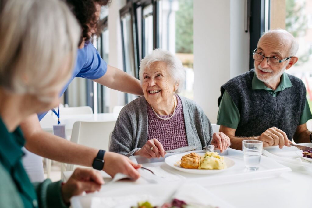 idox_directory_connect_caregiver idox directory connect caregiver serving meal elderly residents care home dining support